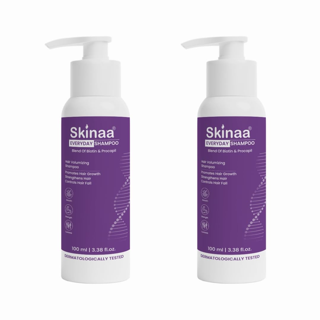 Skinaa Everyday Shampoo For Hair Growth And Hair Fall Control | Soft, Fluffy Hair, Gentle Daily Cleansing And Nourishing Formula
