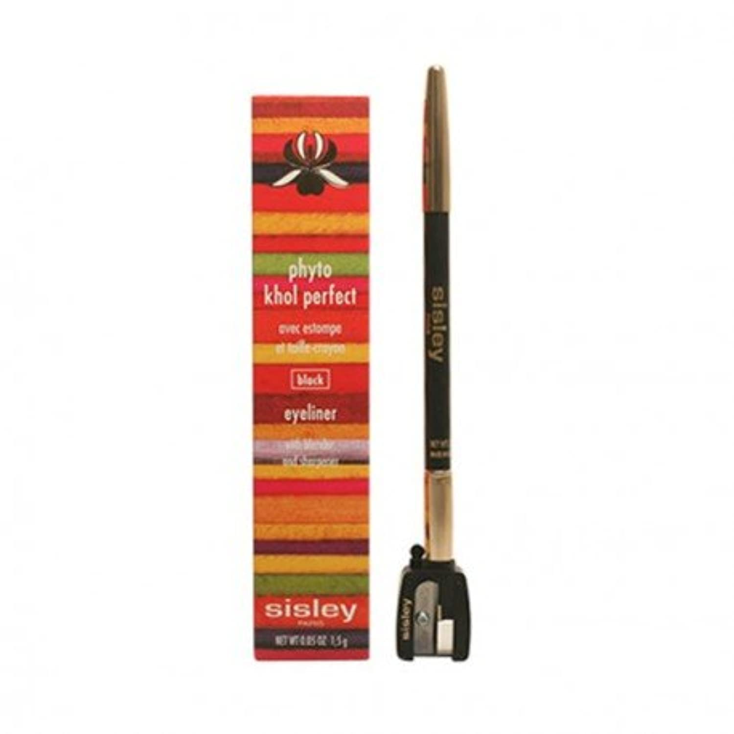 Sisley Perfect Eyeliner With Blender And Sharpener, Black, Phyto Khol, 0.5 Ounce
