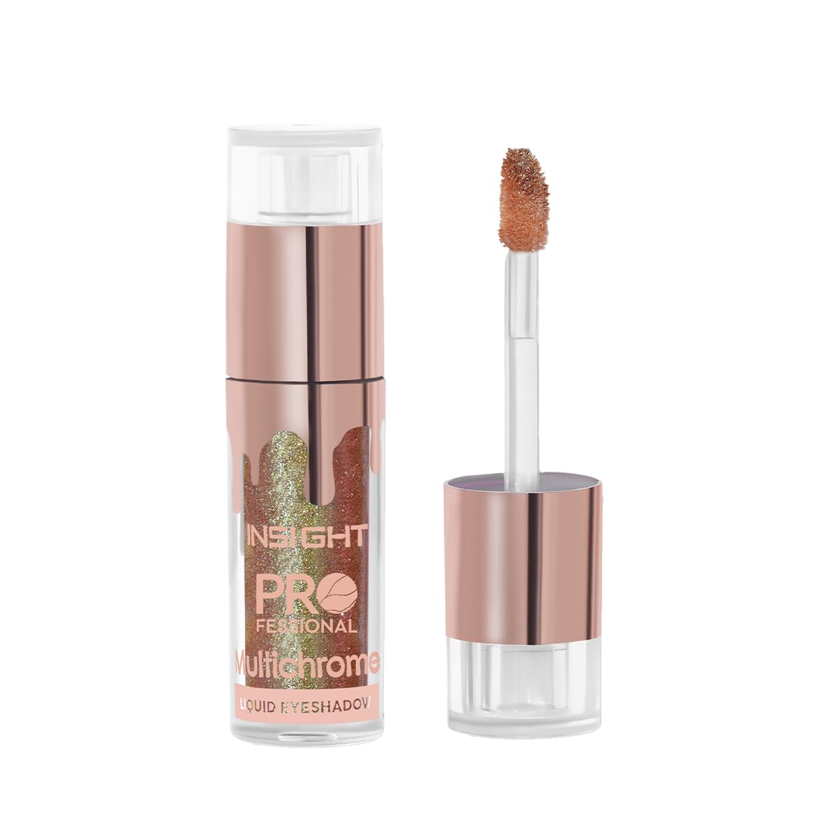 Insight Professional Multichrome Liquid Eyeshadow - Mermaid Echoes | Metallic Effect | Enriched With Green Tea & Cucumber Extrac