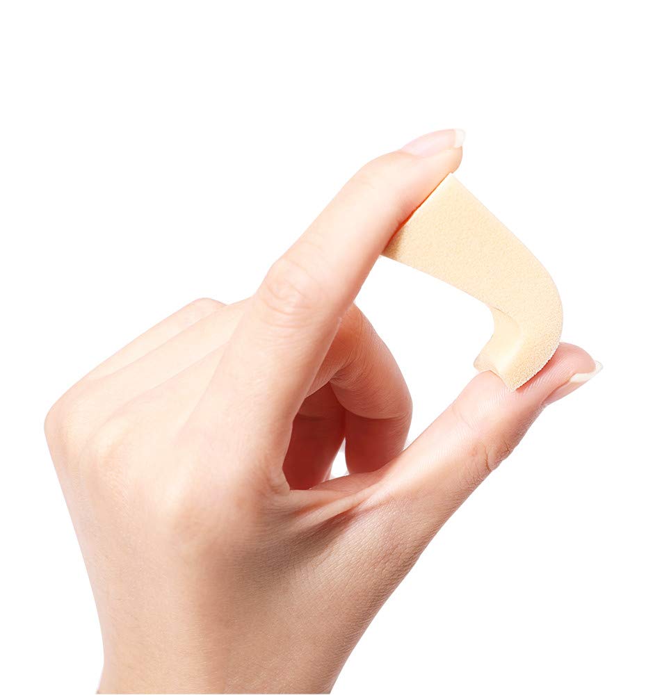 Kooba 48Pcs Makeup Cosmetic Wedges Sponges Triangle Latex Free Disposable Beauty Foam Powder Blender Applicator Facial Puffs For