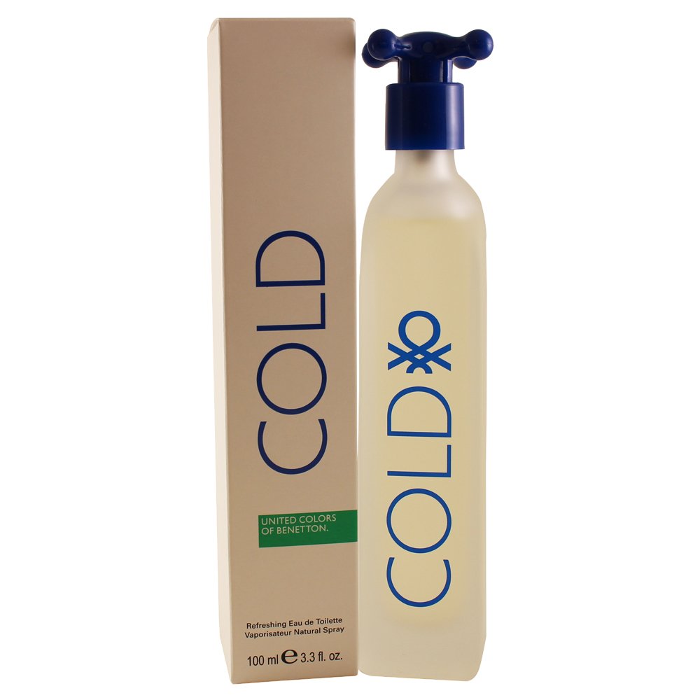 United Colors Of Benetton Cold Eau De Toilette Spray For Men, 33 Ounce