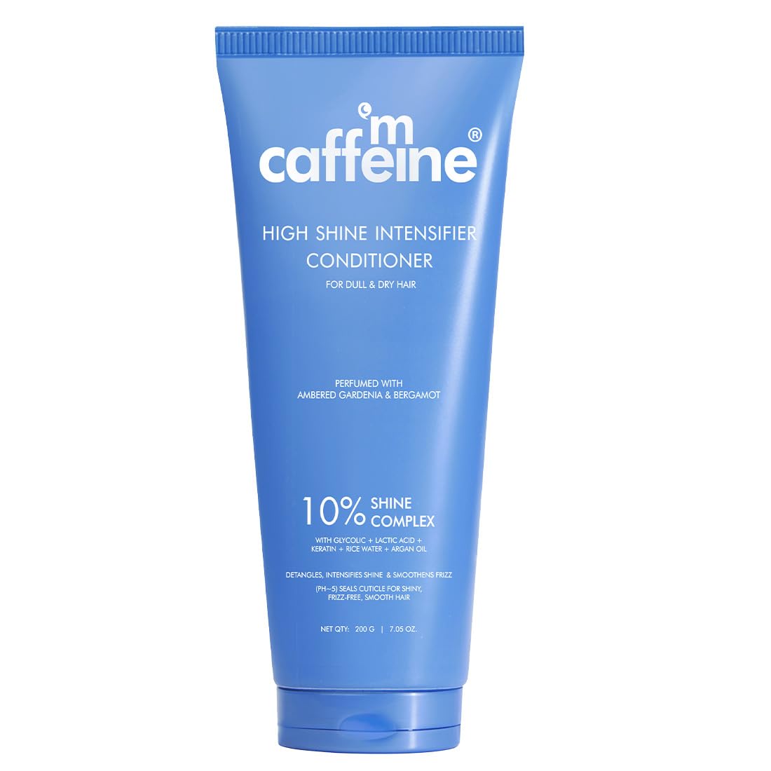 Mcaffeine Glossy Hair Conditioner For Dry & Frizzy Hair| 10% Shine Complex With Glycolic Acid & Keratin| Smoothens Hair Fiber| 4