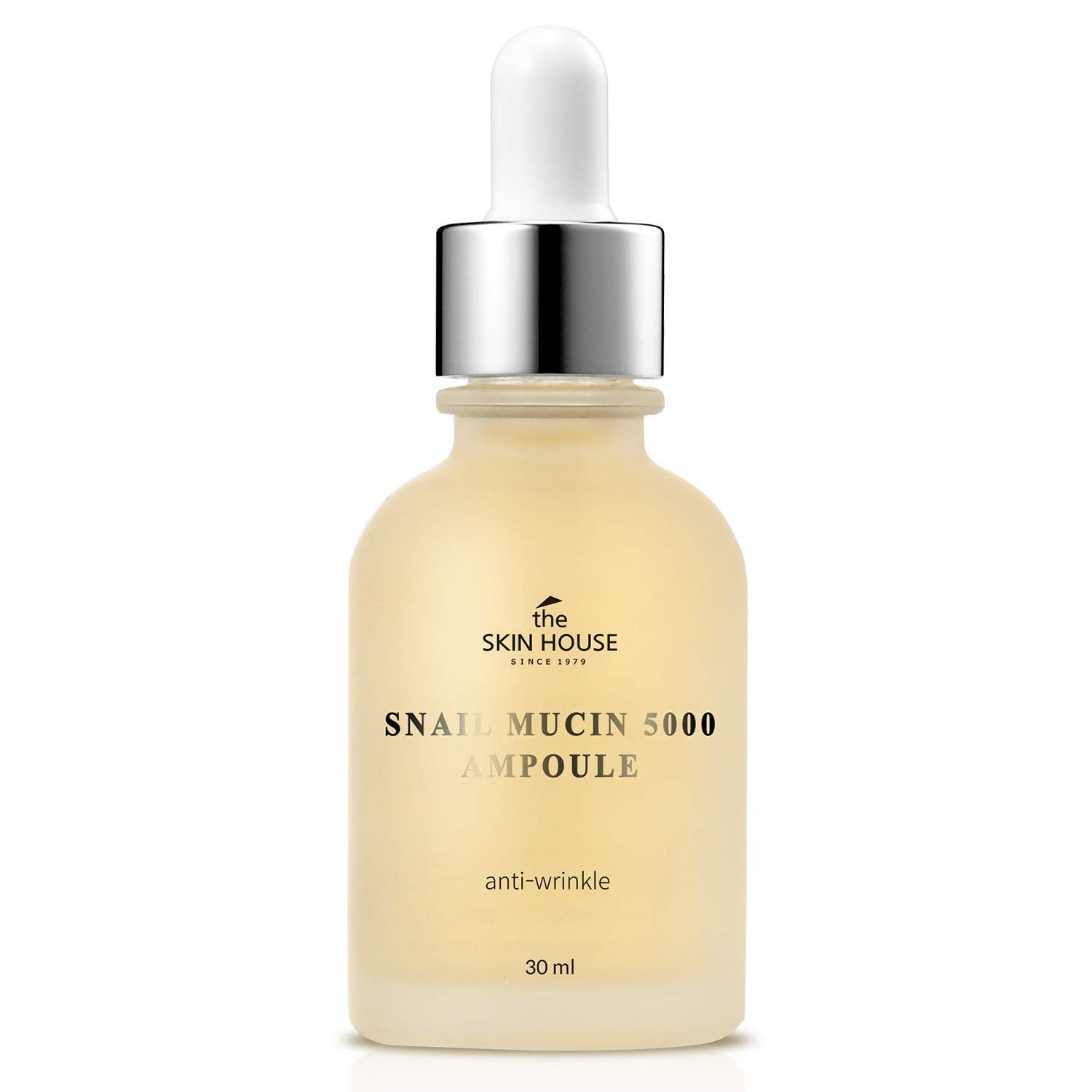 The Skin House Snail Mucin 5000 Ampoule 30ml (1.01 fl.oz) Light and watery drop texture serum, Nourishing, Moisturizing and Repl