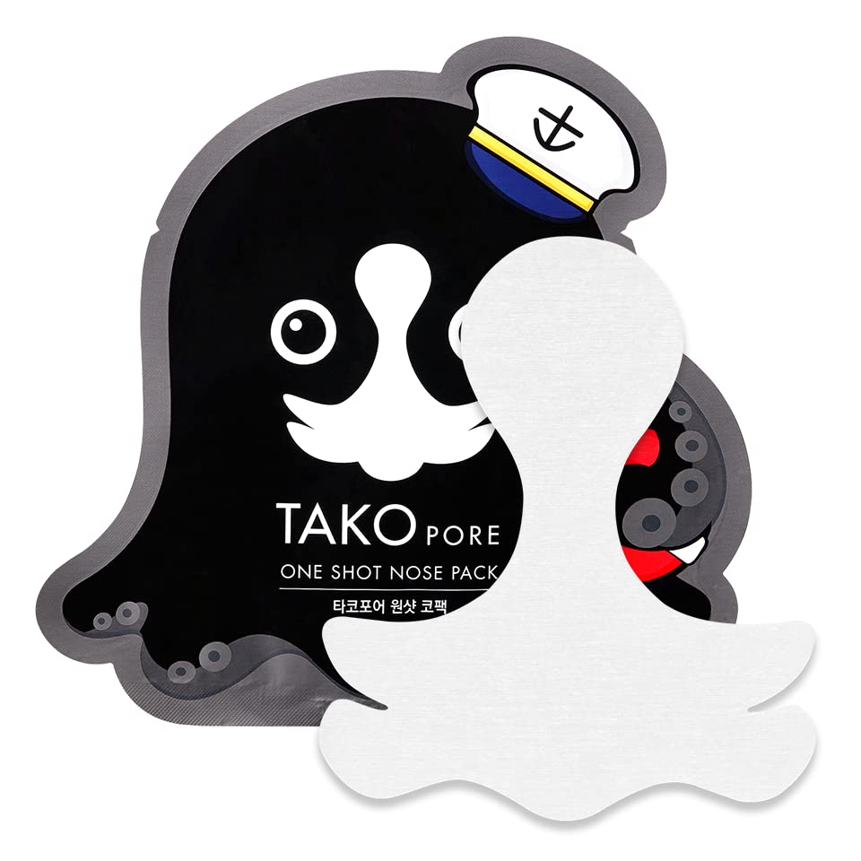 Tonymoly Tako Pore One Shot Nose Pack, 3 Pack