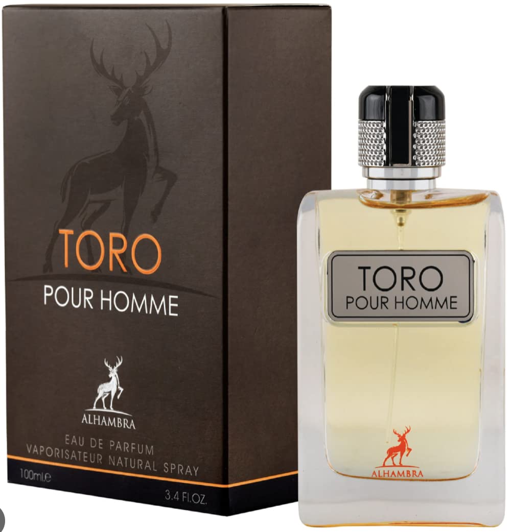 Maison Alhambra Toro for Men EDP Spray, 3.4 oz - Premium Fragrance for Him, Long-Lasting Scent, Perfect Gift