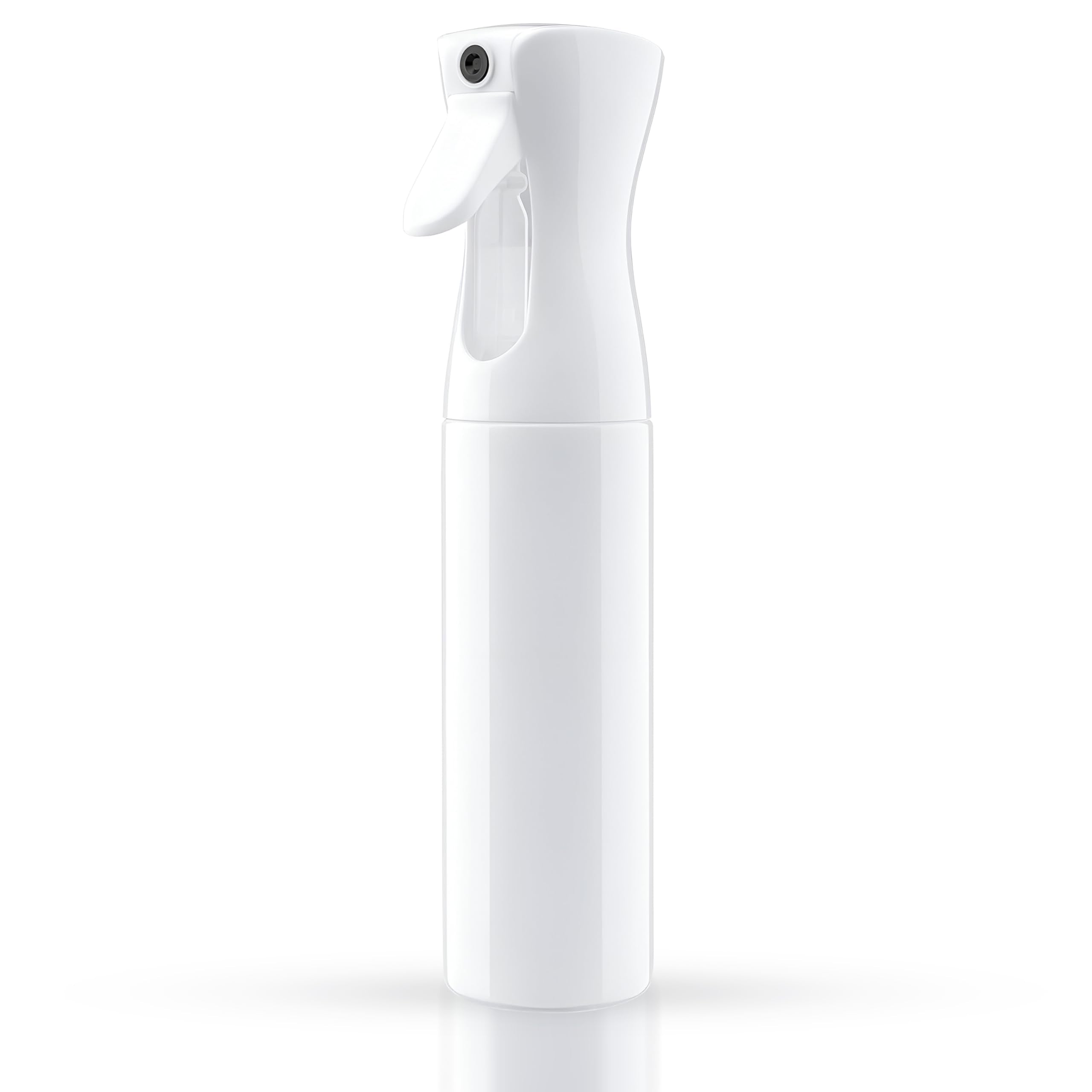 Storite Refillable Empty Mist Water Spray Bottle (300 Ml) For Taming Hair In Morning, Hairstyling, Plants, Pets (White)