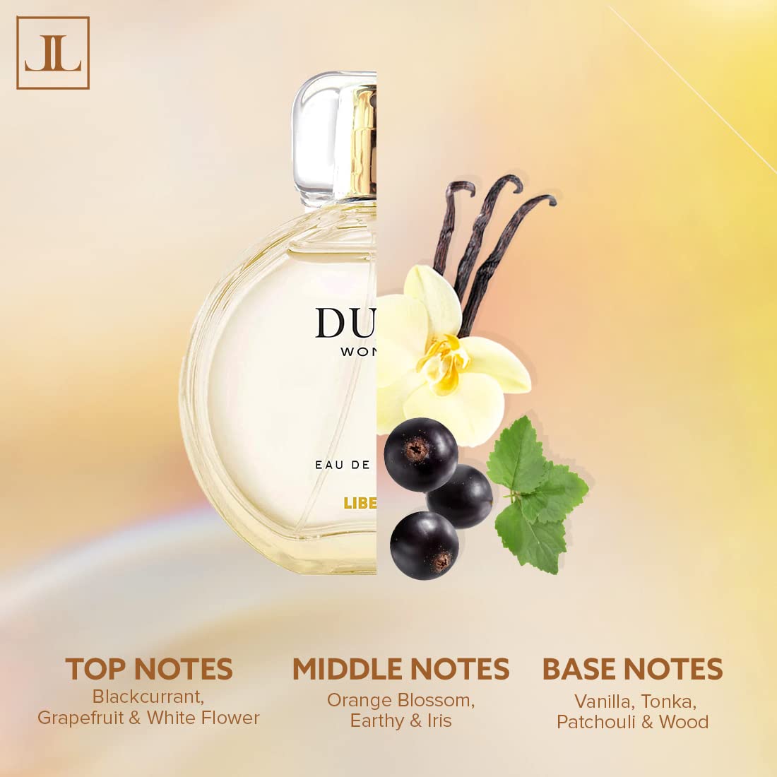 Liberty Perfume For Women, 3.4 Oz Dusk Perfumes Long-Lasting Fragrance Eau De Parfum For Luxury Fruity Scent For Women, Perfume