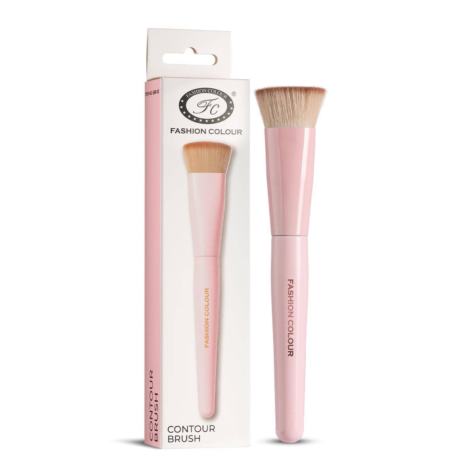 Fashion Colour Angled Contour Makeup Brush  Professional Contouring Brush For Sculpting Cheekbones, Bronzer & Powder Contour  