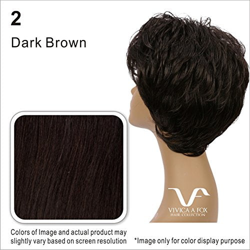 Vivica A. Fox H222-V Premium Human Hair, Ps Cap Wig In Color 2