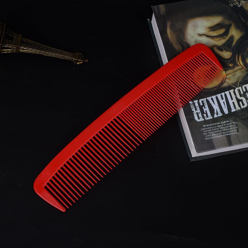 DEARMAMY Big Comb Prop:Jumbo Clown Comb 38cm 15 Inch Red Funny Hair Brush Women Plastic Comb Comedy Costume Comb for Football Ch