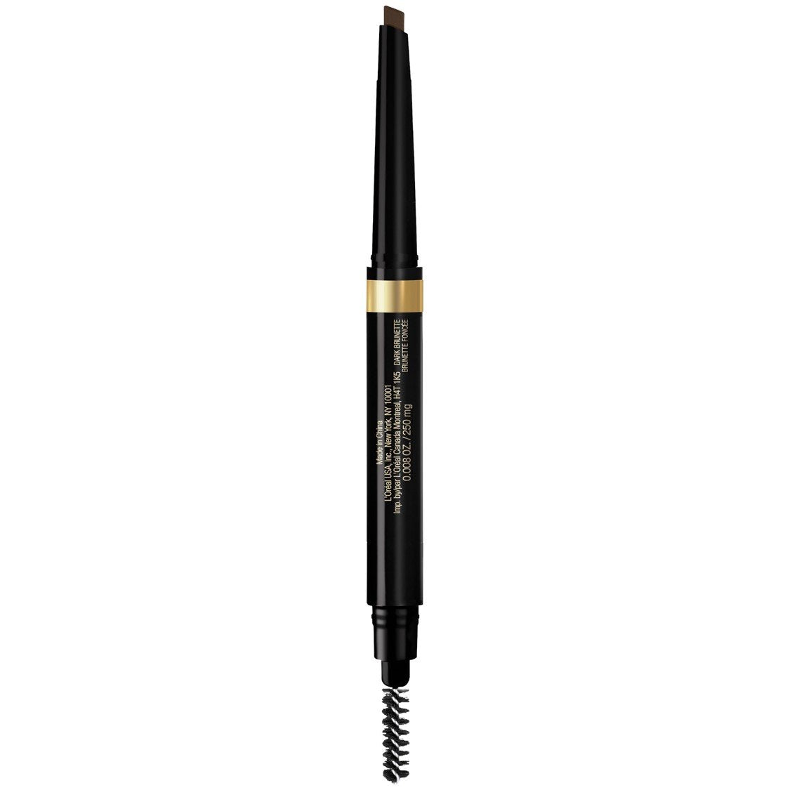 Laoraal Paris Makeup Brow Stylist Shape And Fill Mechanical Eye Brow Makeup Pencil, Dark Brunette, 0008 Oz