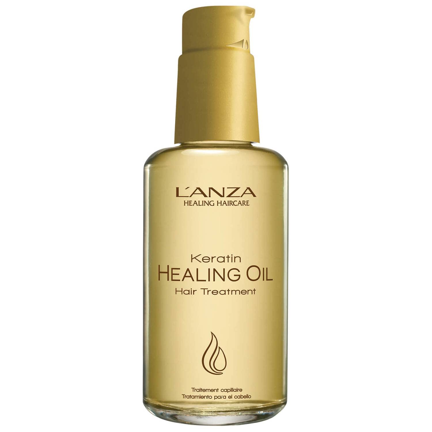LANZA Keratin Healing Oil Treatment - Restores, Revives, and Nourishes Dry Damaged Hair & Scalp, With Restorative Phyto IV Comp