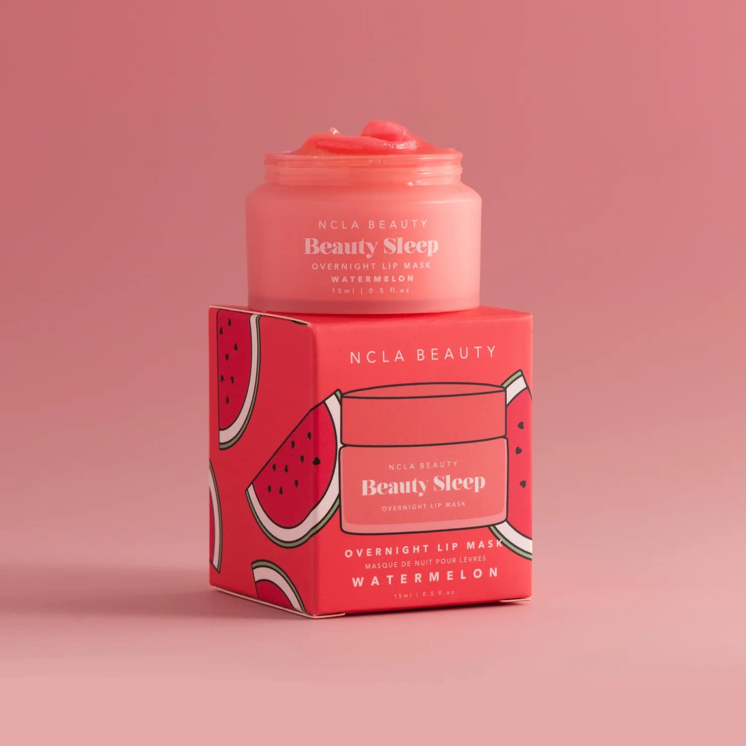 Ncla - Beauty Sleep Overnight Lip Mask | Vegan, Cruelty-Free, Clean Skincare (Watermelon)