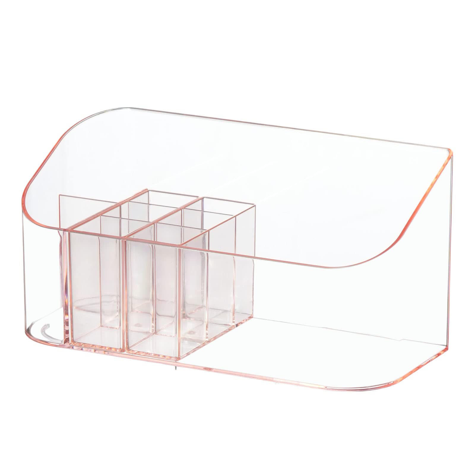 Sunficon Makeup Holder Tray Organizer Cosmetic Display Case Tabletop Desktop Vanity Countertop Bathroom Wall Cabinet Medicine St