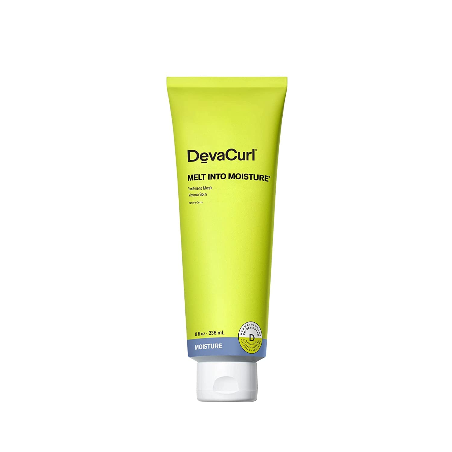 DevaCurl Melt Into Moisture Treatment Mask, Green Oasis, 8 fl. oz.
