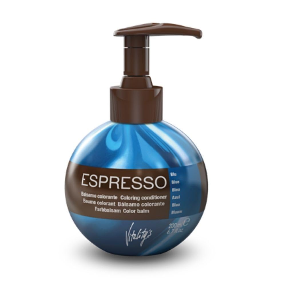 Vitality's Espresso Hair Coloring Conditioner and Glaze | with Keravit vegetable-based Keratin complex | restructures and revita