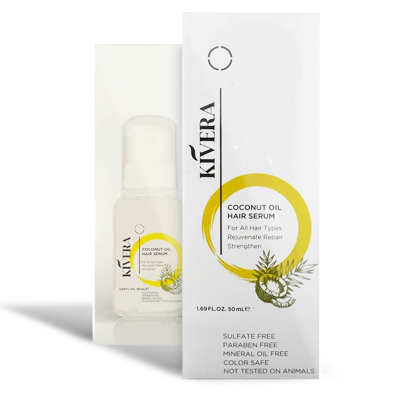 Coconut Oil Hair Serum  Hair Growth Serum for Rejuvenate & Strengthen Hair  Anti Frizz Hair Serum for Damaged Hair  Hair Oil 