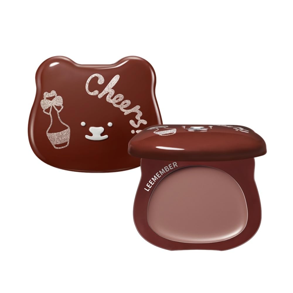LEEMEMBER Cherry Blossoms Series Satin Blush Cream Blush, Sakura Pink Berry Series, Creamy and Matte Finish, Lightweight, LongL