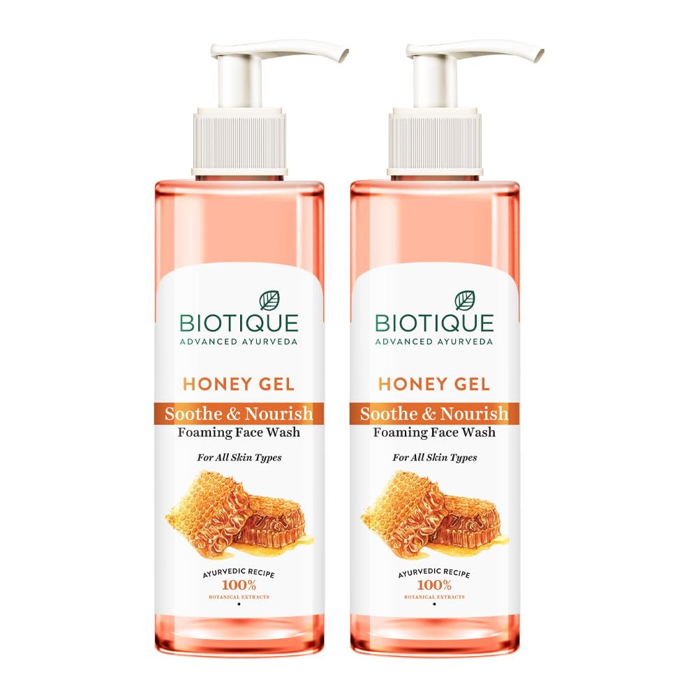 Honey Gel Soothe & Nourish Foaming Face Wash 400Ml (200Ml X 2)