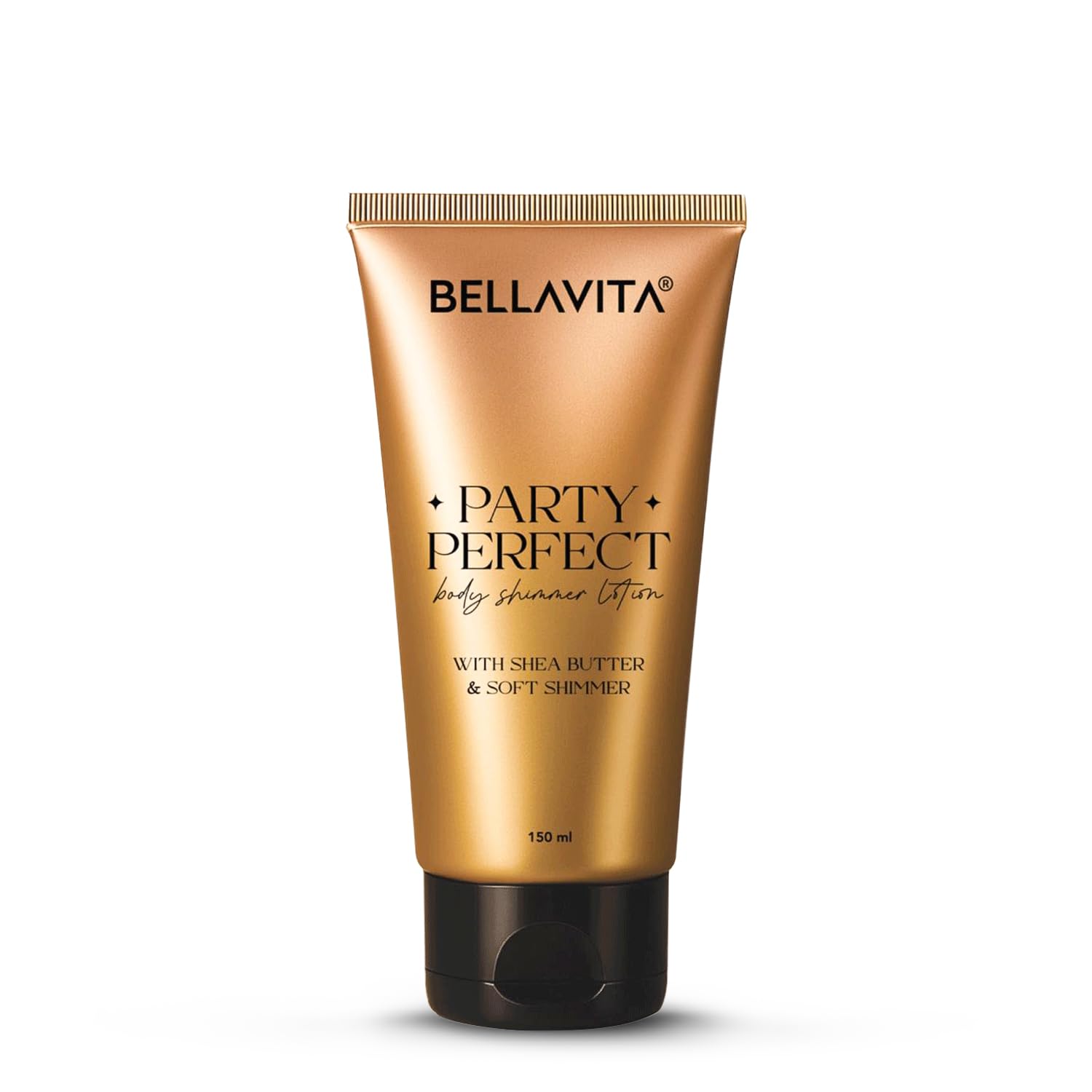 Bellavita Party Perfect Body Shimmer Lotion | Instant 3D Glow | Party-Ready Sheen | Butter-Rich Deep Hydration | Lightweight & N