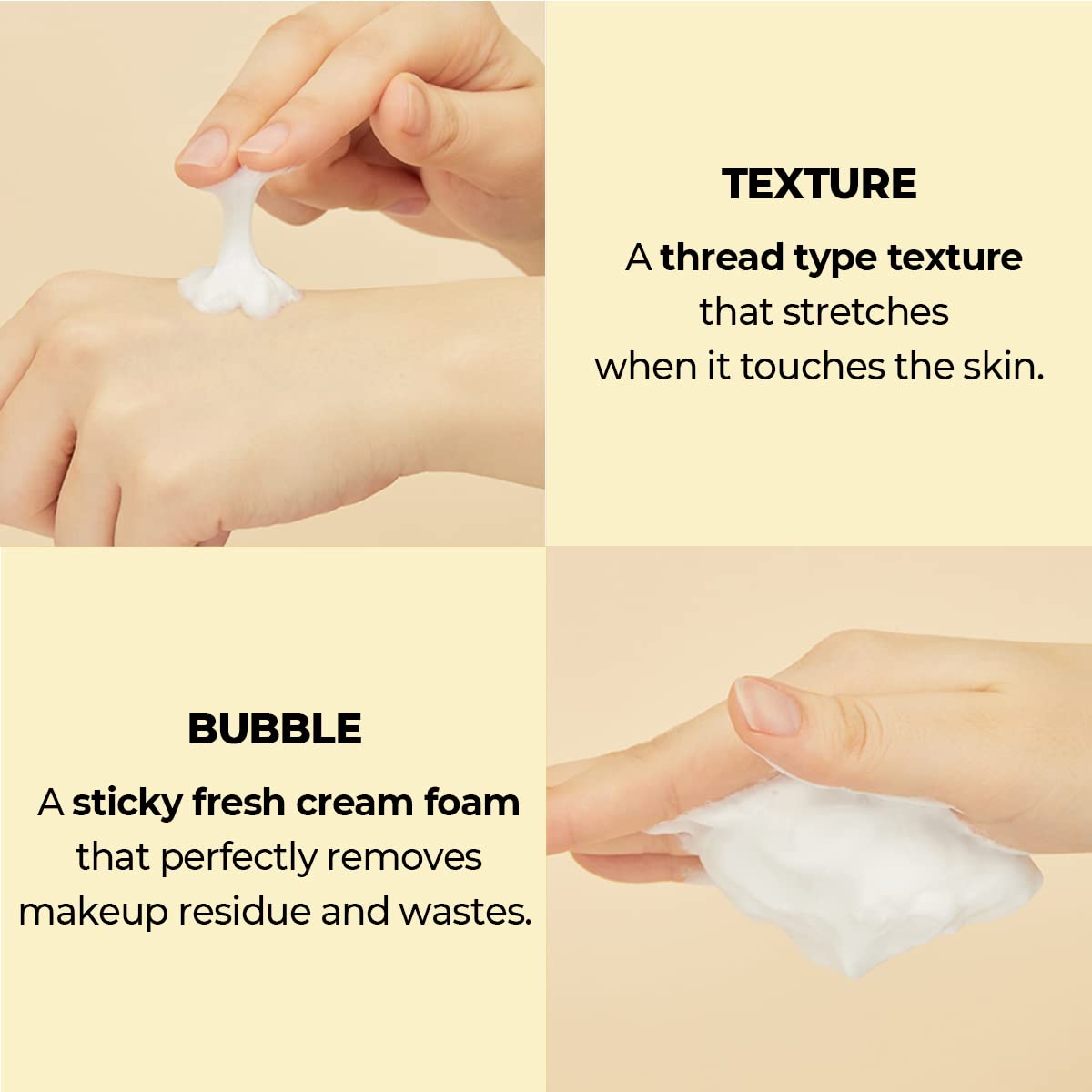 numbuzin No.2 Deep Clean Fresh Cream Cleanser | Face Wash, Rich Foam, Natural Cleansing Ingredients | Korean Skin Care for Face,