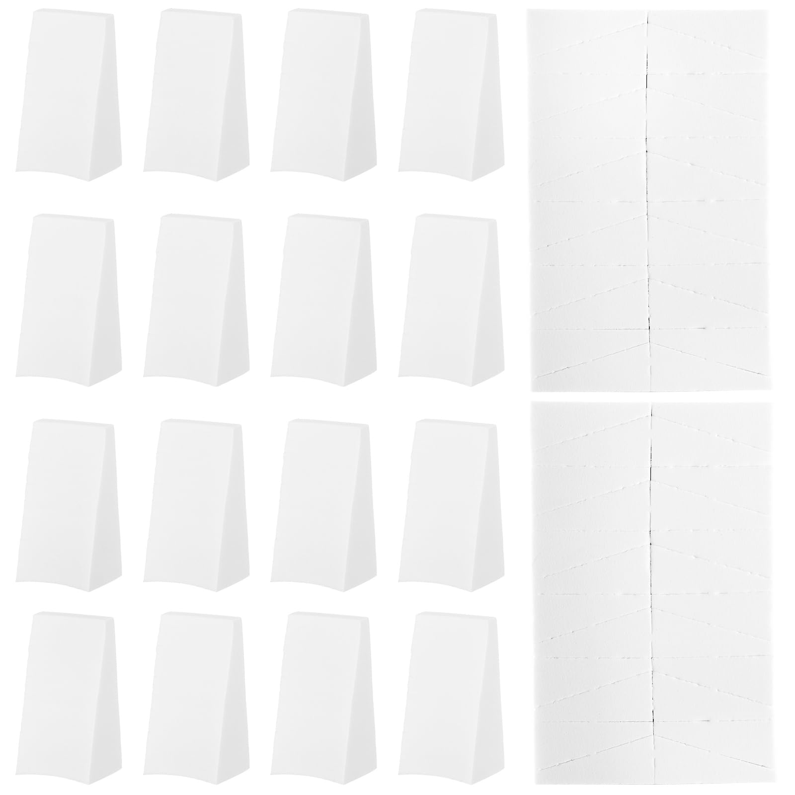 Hedume 192 Count Cosmetic Wedges, Makeup Sponge Blender, Latex-Free Makeup Wedge Great for Blending Foundation and Concealer Bul