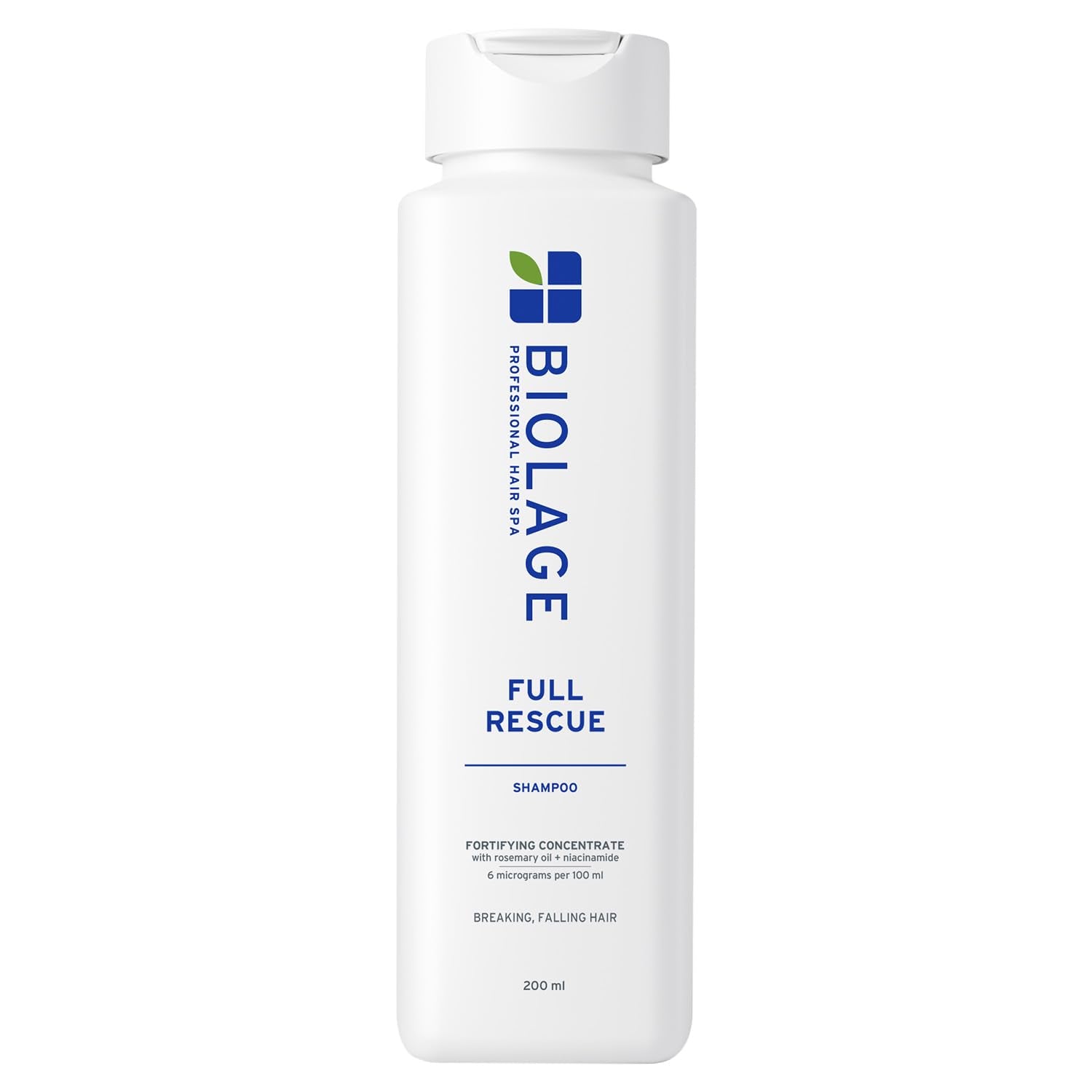 Biolage Full Rescue Anti-Breakage Shampoo, 74% Less Breakage & Reduces Hairfall, With Rosemary Oil & Niacinamide, Vegan & Cruelt