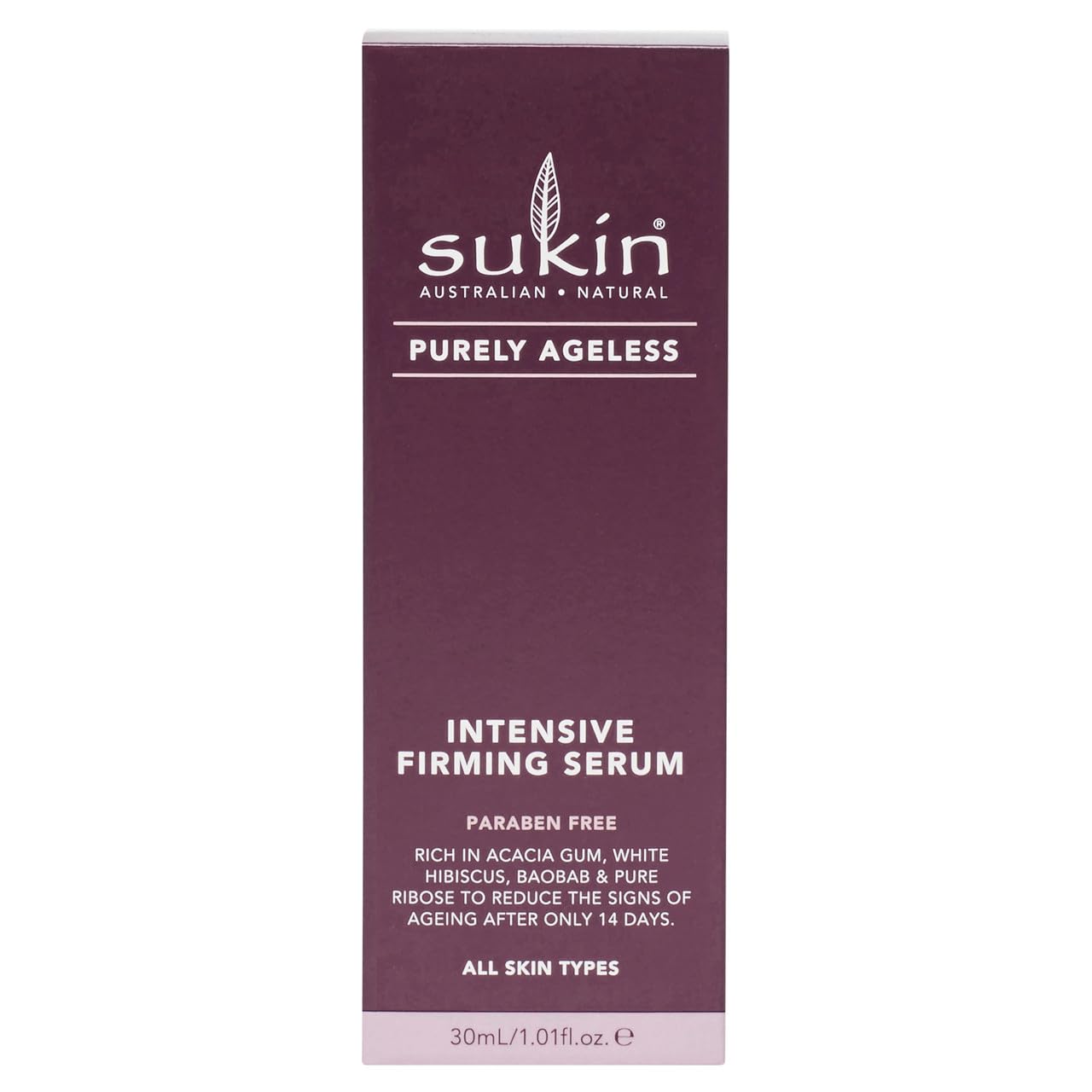 Sukin Purely Ageless Intensive Firming Serum, 1.01 Fl Oz