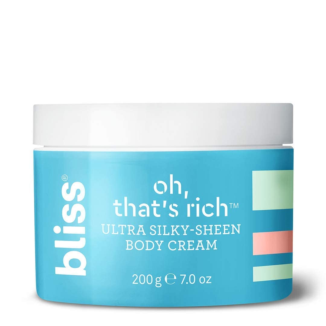 Bliss Oh, That's Rich Ultra Silky-Sheen Body Cream | Instantly Absorbs | Smooth & Soothe the Driest Skin | Paraben Free, Cruelty