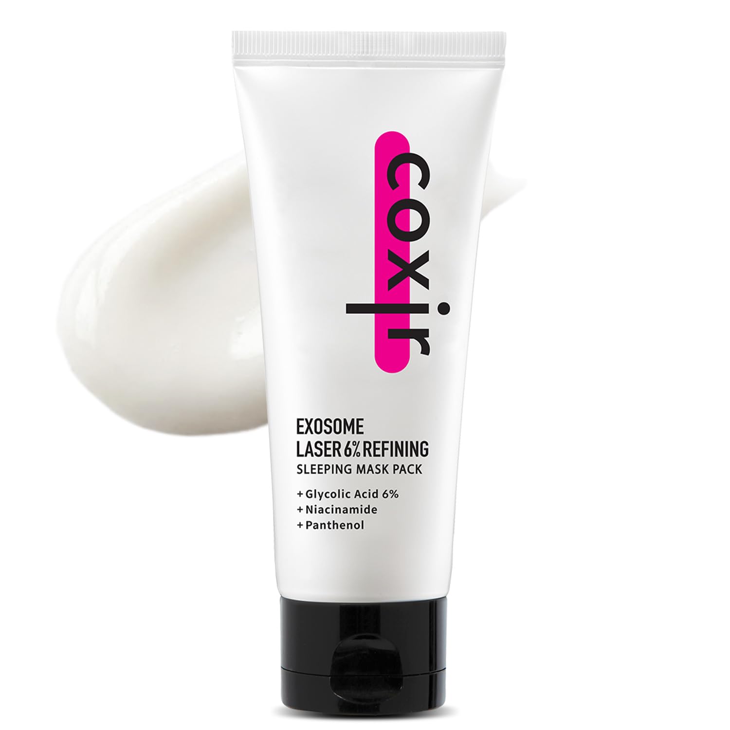 coxir Exosome Laser Refining Sleeping Mask, 6% Glycolic Acid, 2.02 fl.oz
