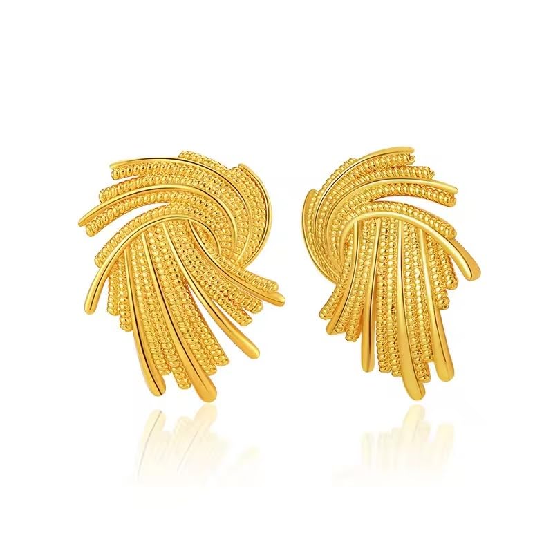 Meenaz Earrings For Women Fashion Studs Earrings For Women Anti Tarnish Gold Ear Rings Stainless Steel Korean Bali Dainty Gold H