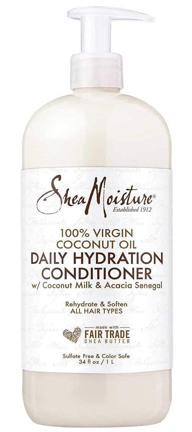Shea Moisture 100% Virgin Coconut Oil Daily Hydration Conditioner, 13 Ounce