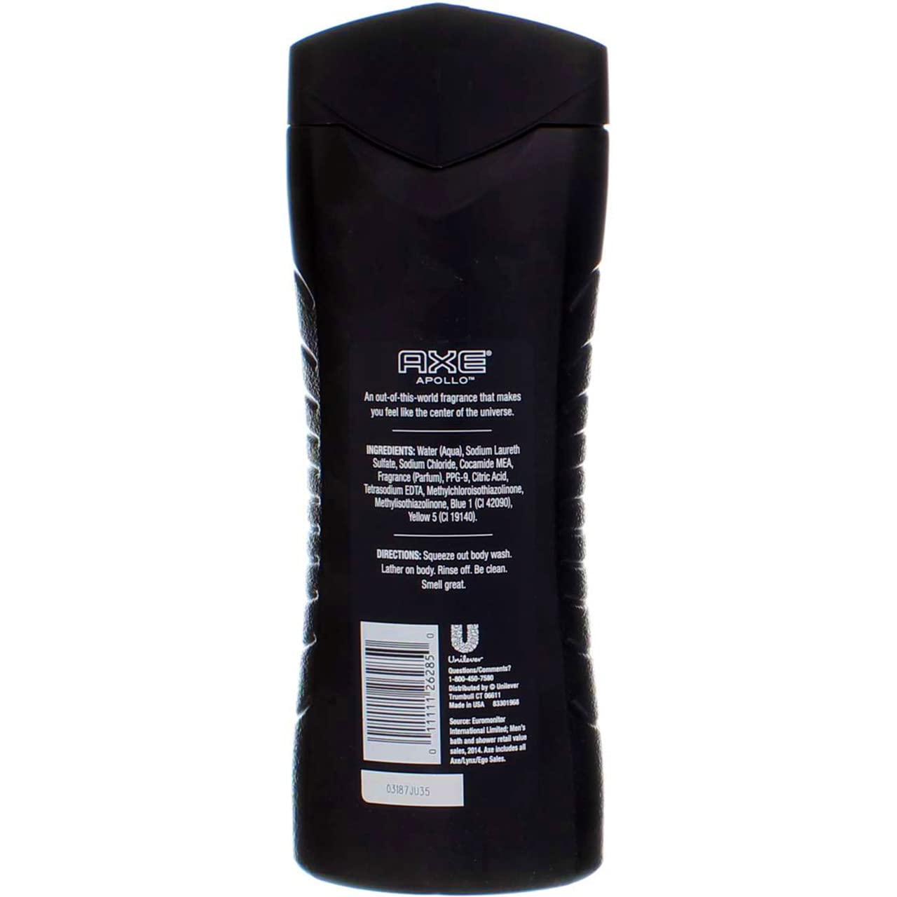 Axe Refreshing Shower Gel, Apollo - 16 Oz, (Pack Of 3)