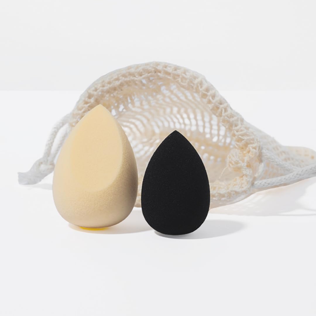 Milagro Beauty Mini Mates Duo Beauty Blender | Small Precision Makeup Sponge For Concealer, Under Eye, Nose & Detail Blending (2
