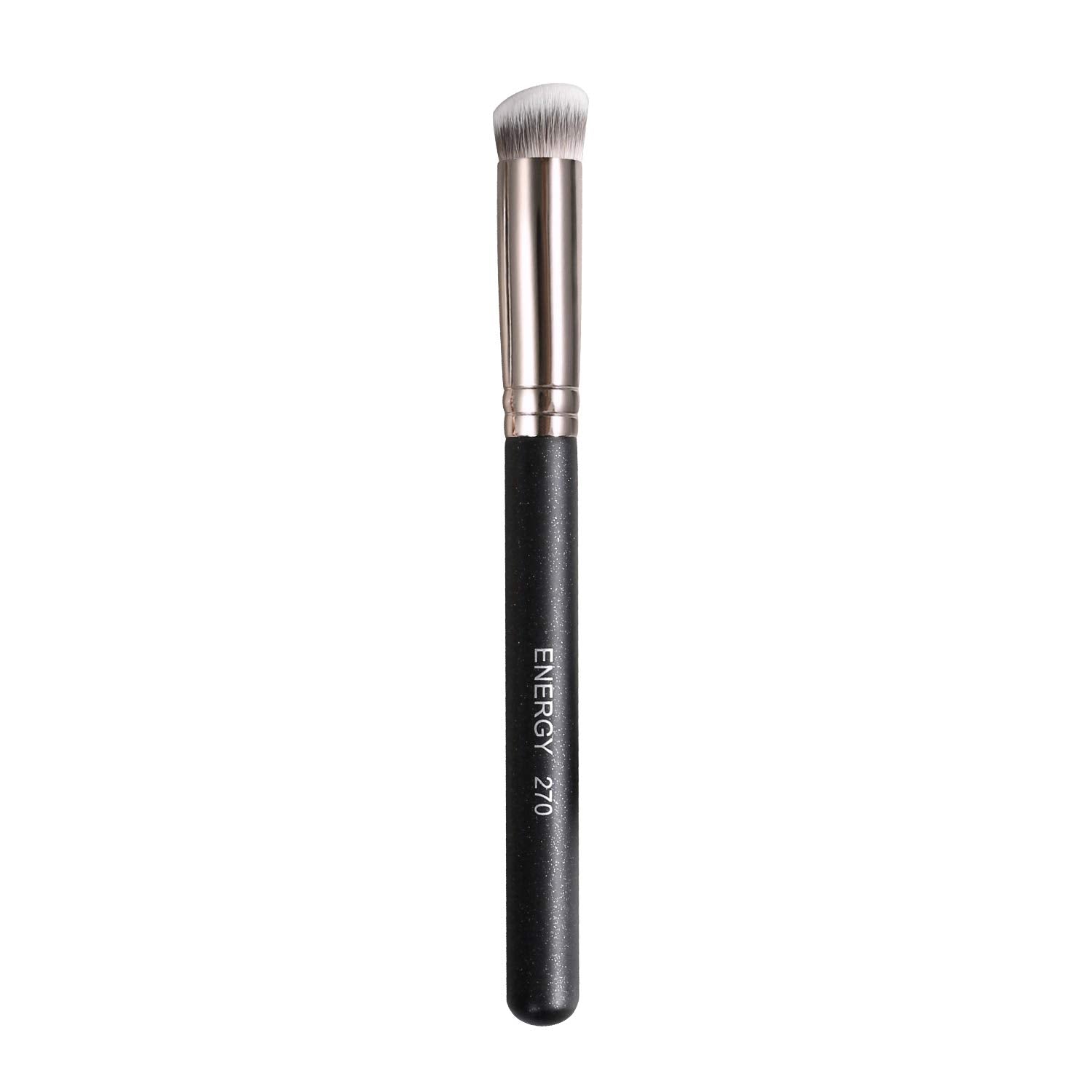 Energy Concealer Brush Under Eye Mini Angled Flat Top Kabuki Nose Contour Brush For Concealing Blending Setting Buffing With Pow