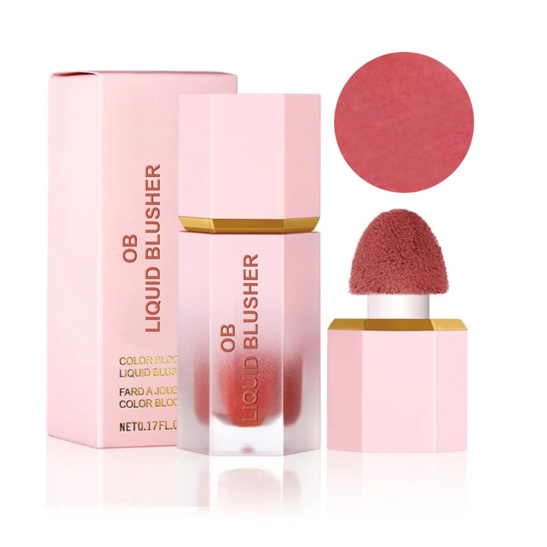 Vars ; London 3In1 Mousse Liquid Blush For Cheeks + Lips + Eyes | Lightweight | Longlasting| Waterproof (Shade 03)