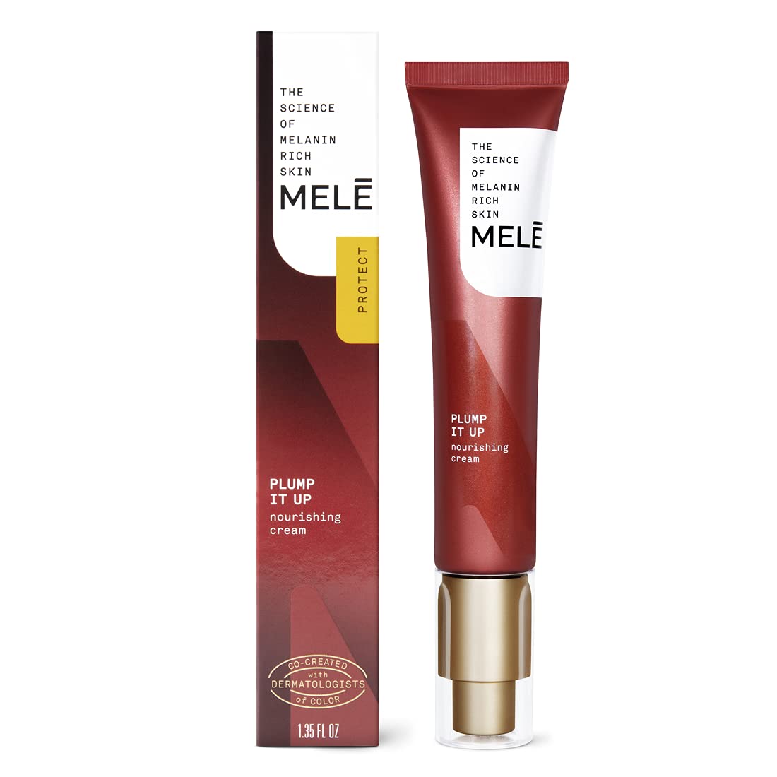 MELE Nourishing Cream For Dry Skin in Need of Extra Hydration Plump It Up With Niacinamide, Vitamin B, and Lightweight Skin Cond