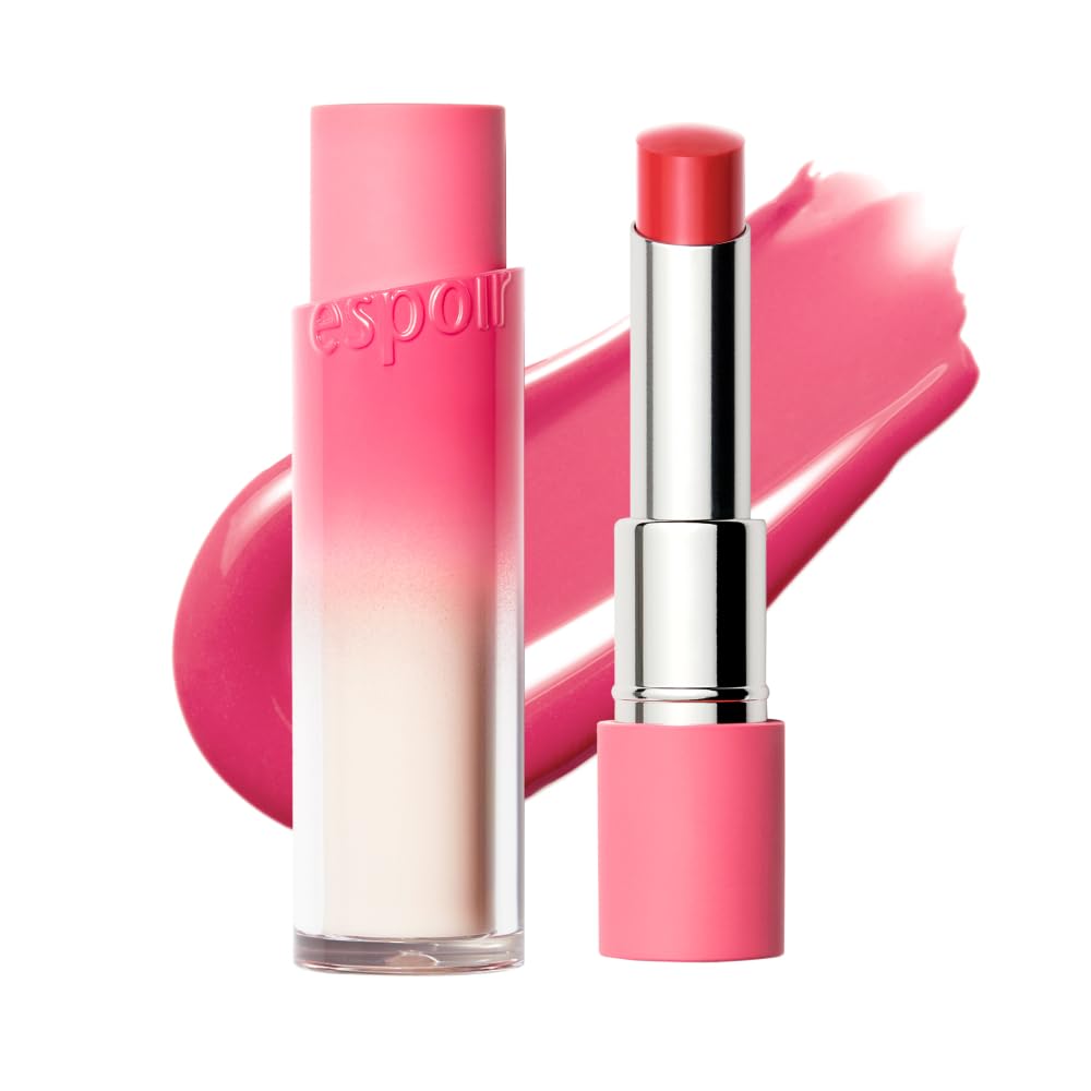 Espoir Lipstick Nowear Balming Glow #6 New Rose 0.1Oz | Lightweight Moisturizing Lip | Long-Lasting Vibrant Color | Non-Sticky S