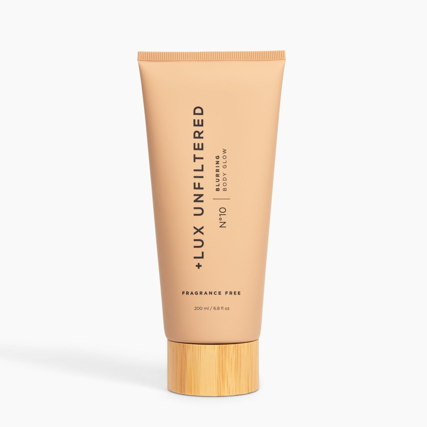+ Lux Unfiltered N10 Blurring Body Glow in Fragrance Free, Vegan Instant Body Shimmer that Blurs Imperfection, Hydrating Lotion 