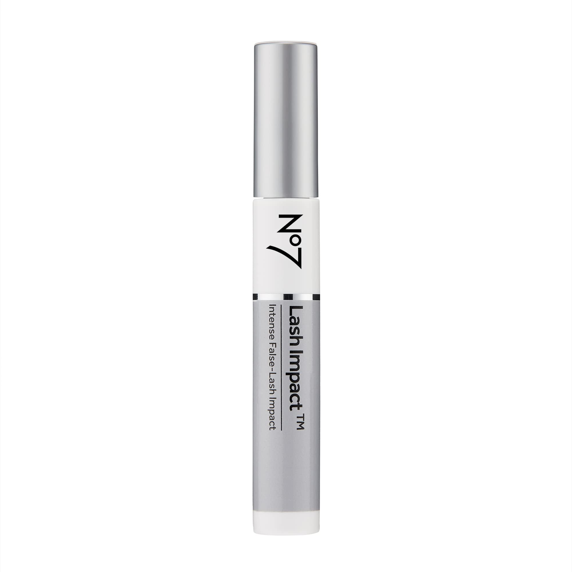 No7 Lash Impact Mascara - Black - Volumizing Mascara for False-Lash Effect - Smudge-Free Formula for Lengthening Lashes with Ove