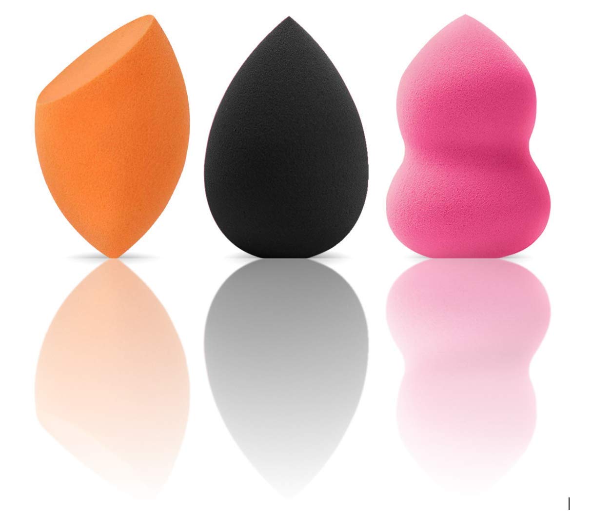 Welocity Professional Beauty Blender Makeup Sponge 3 Pcs LatexFree And Vegan, Flawless For Cream, Liquid Foundation & Powder Ap