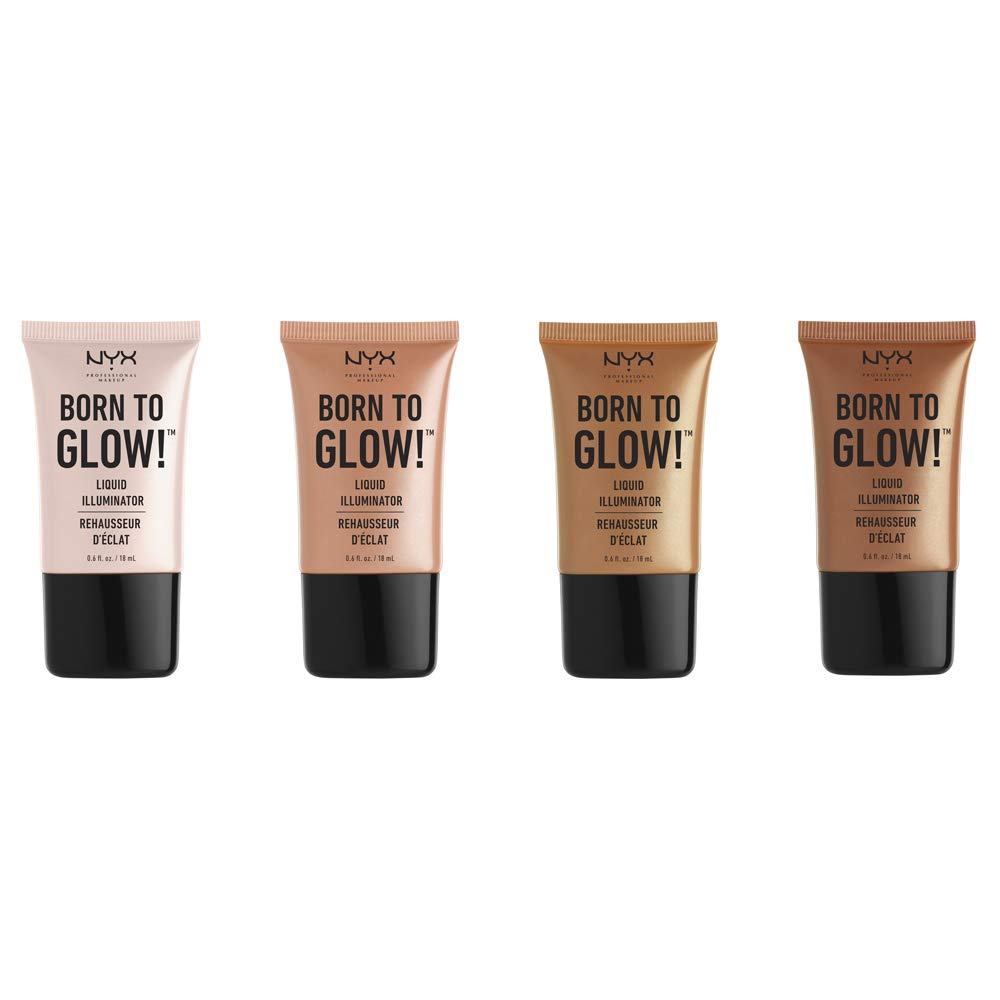 Nyx Professional Makeup Born To Glow Liquid Illuminator - Pure Gold