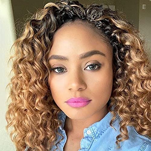 Ocean Wave Crochet Hair Deep for Black WomenOcean Braids Synthetic Braiding Extensions 8 Packs (9 Inch (Pack of 8) , T27)