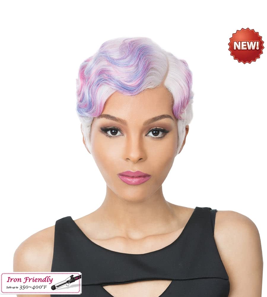 It'S A Wig! Synthetic Hair Wig Nuna (1B - Off Black)