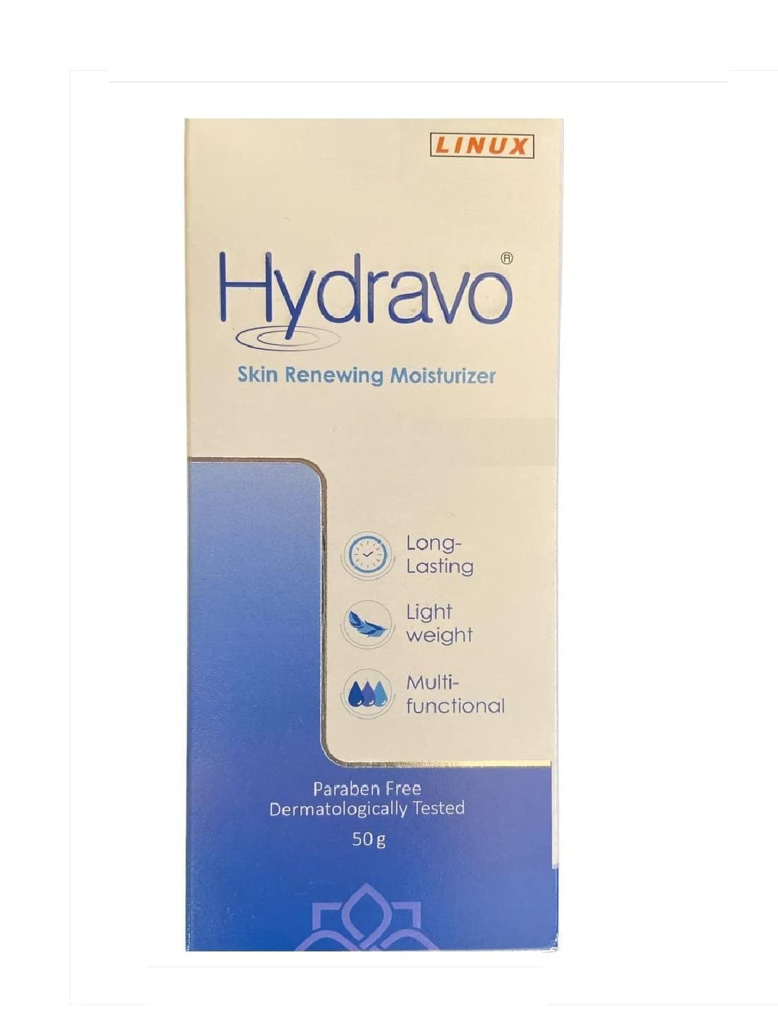 Hydravo Skin Renewing Long Lasting Moisturizer Cream, 50G, Pack Of 1