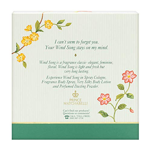 Prince Matchabelli Wind Song By PRINCE MATCHABELLI For Women 4 oz Dusting Powder, white