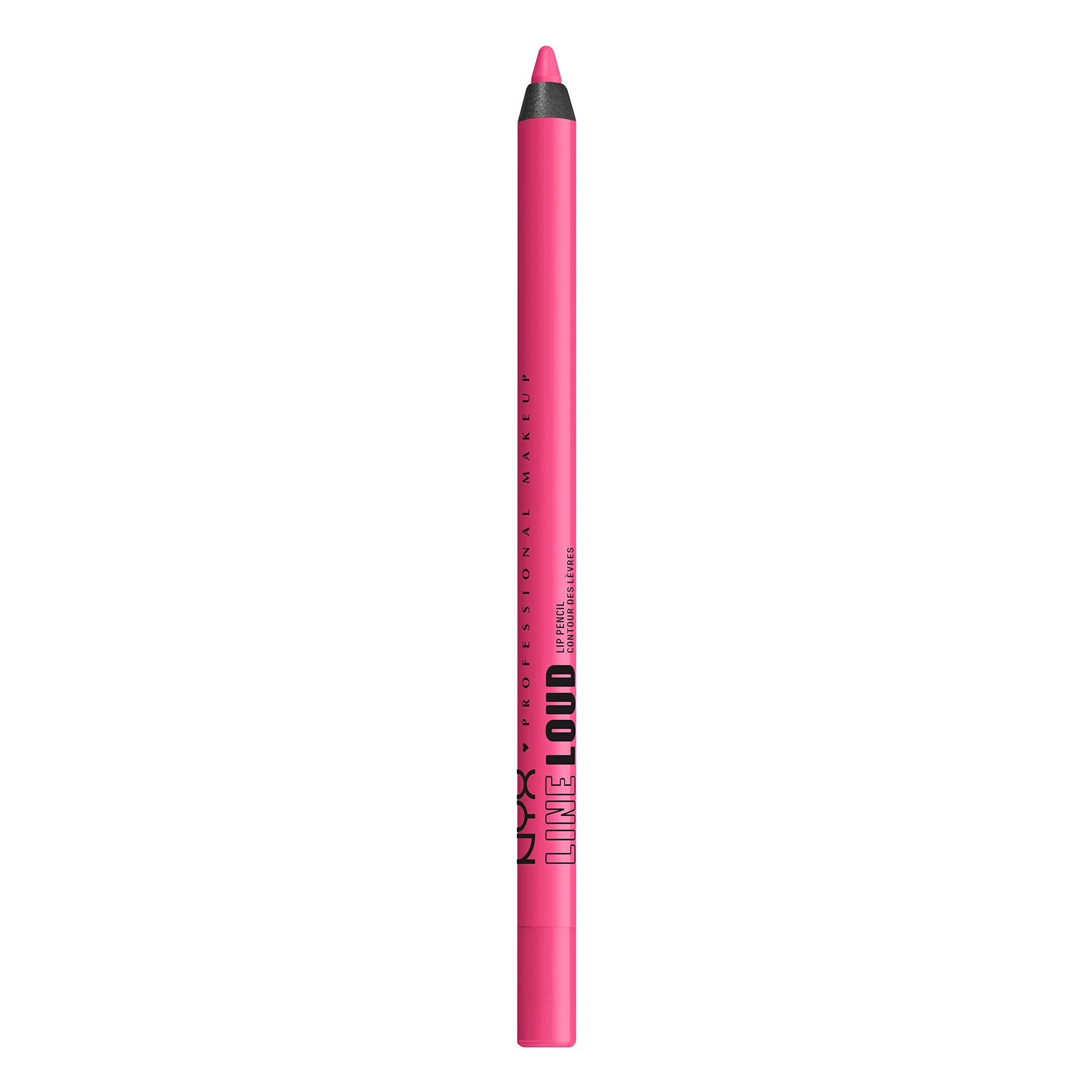 NYX PROFESSIONAL MAKEUP Line Loud Lip Liner - Longwear Pigmented Pencil, Jojoba Oil & Vitamin E, 1 Count, Movin' Up (Bright Pink Peach)