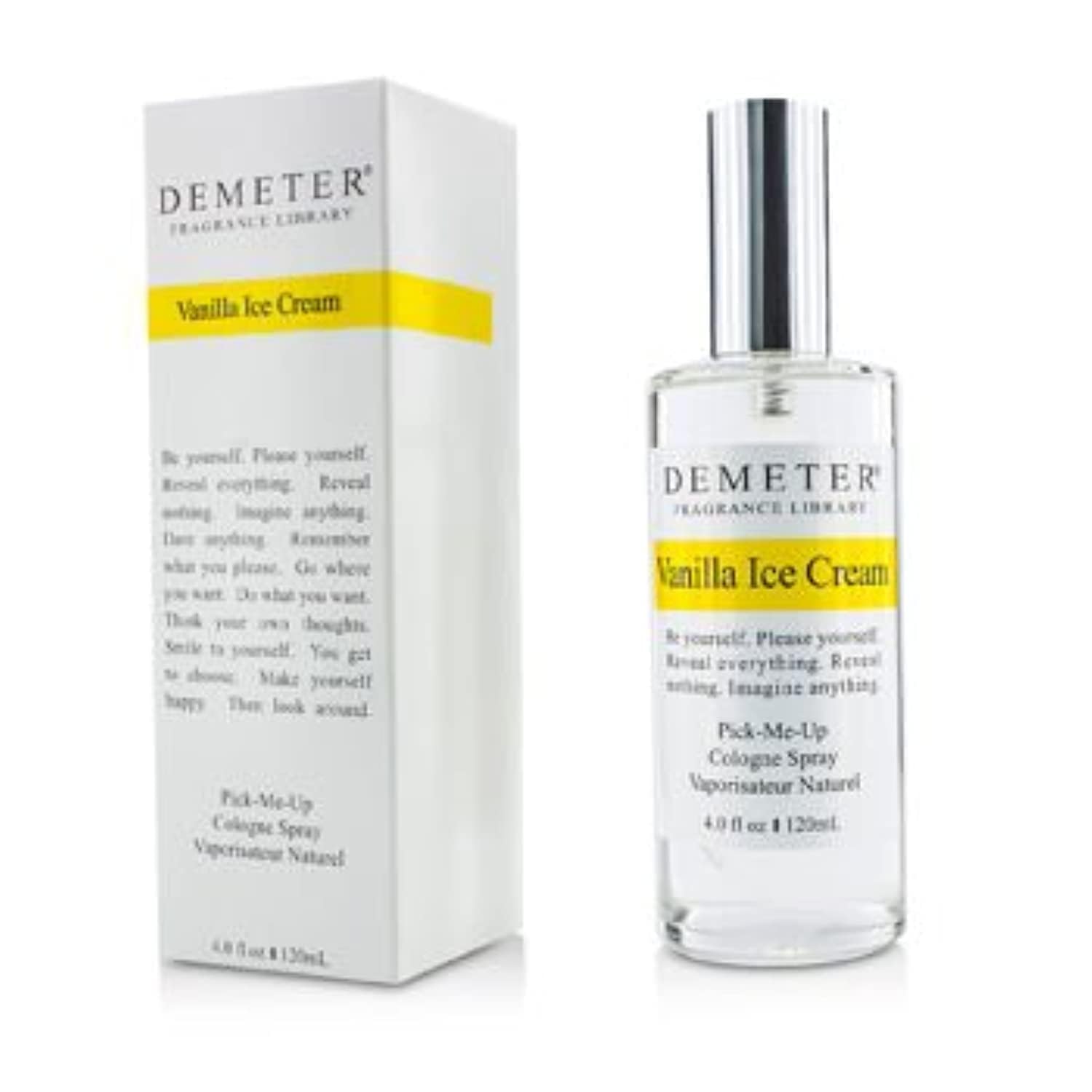 Vanilla Ice Cream By Demeter For Women. Pick-Me Up Cologne Spray 4.0 Oz