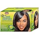 African Pride Hair Conditioner and Relaxer Kit, Regular, Olive, 1 Oz, 12 Count (2112)