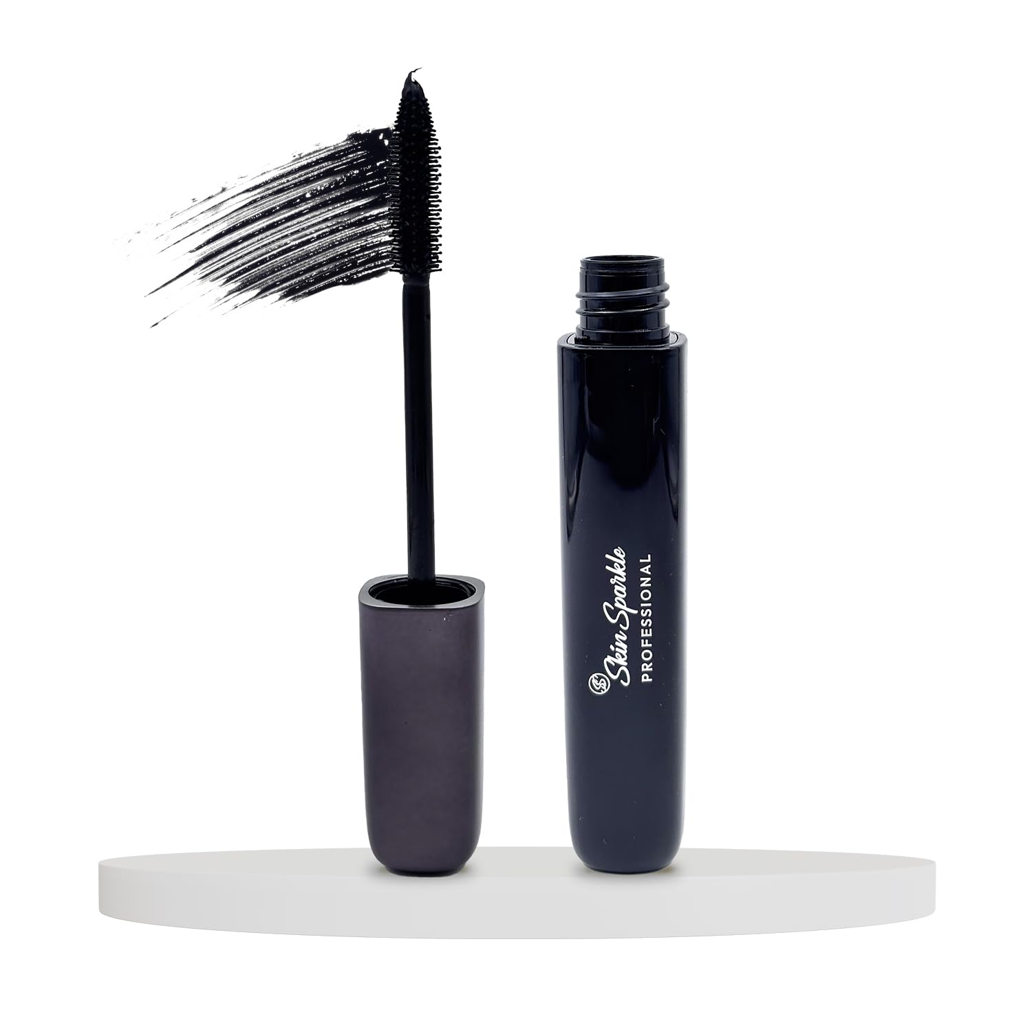 Skin Sparkle Volumizing & Lengthening Mascara With Vitamin E | SmudgeProof, LongLasting, Waterproof | Lightweight, NonClumpin